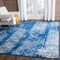 Safavieh Adirondack Power Loomed Rectangle Rug- Silver - Blue- 6 x 9 ft. ADR111F-6 - alternate 6